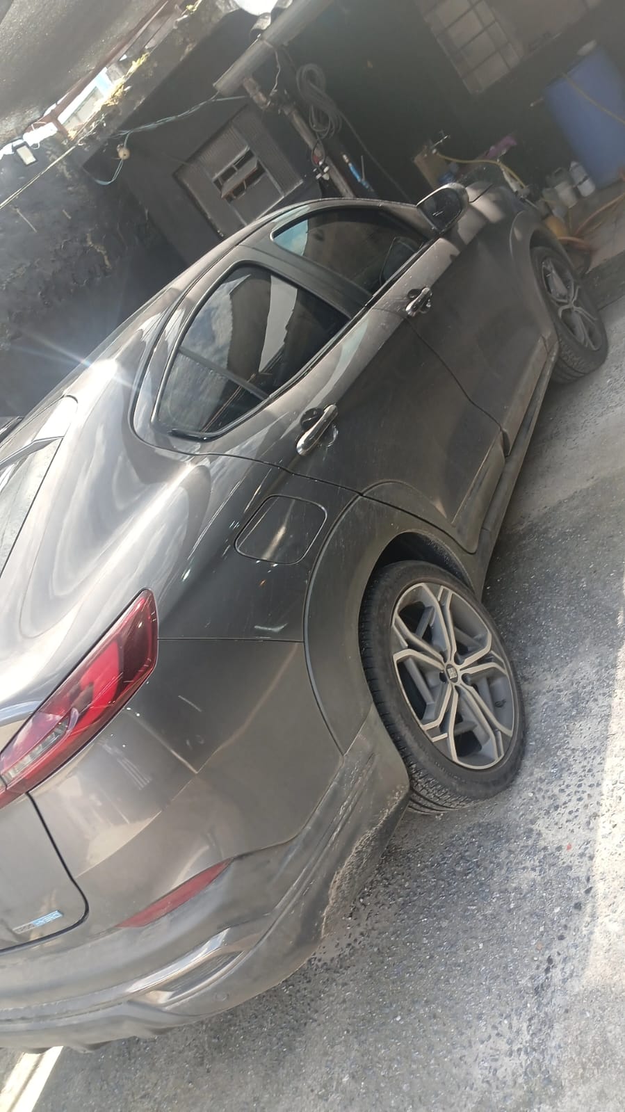 fastback-antes suja, antes da lavagem na TG CAR